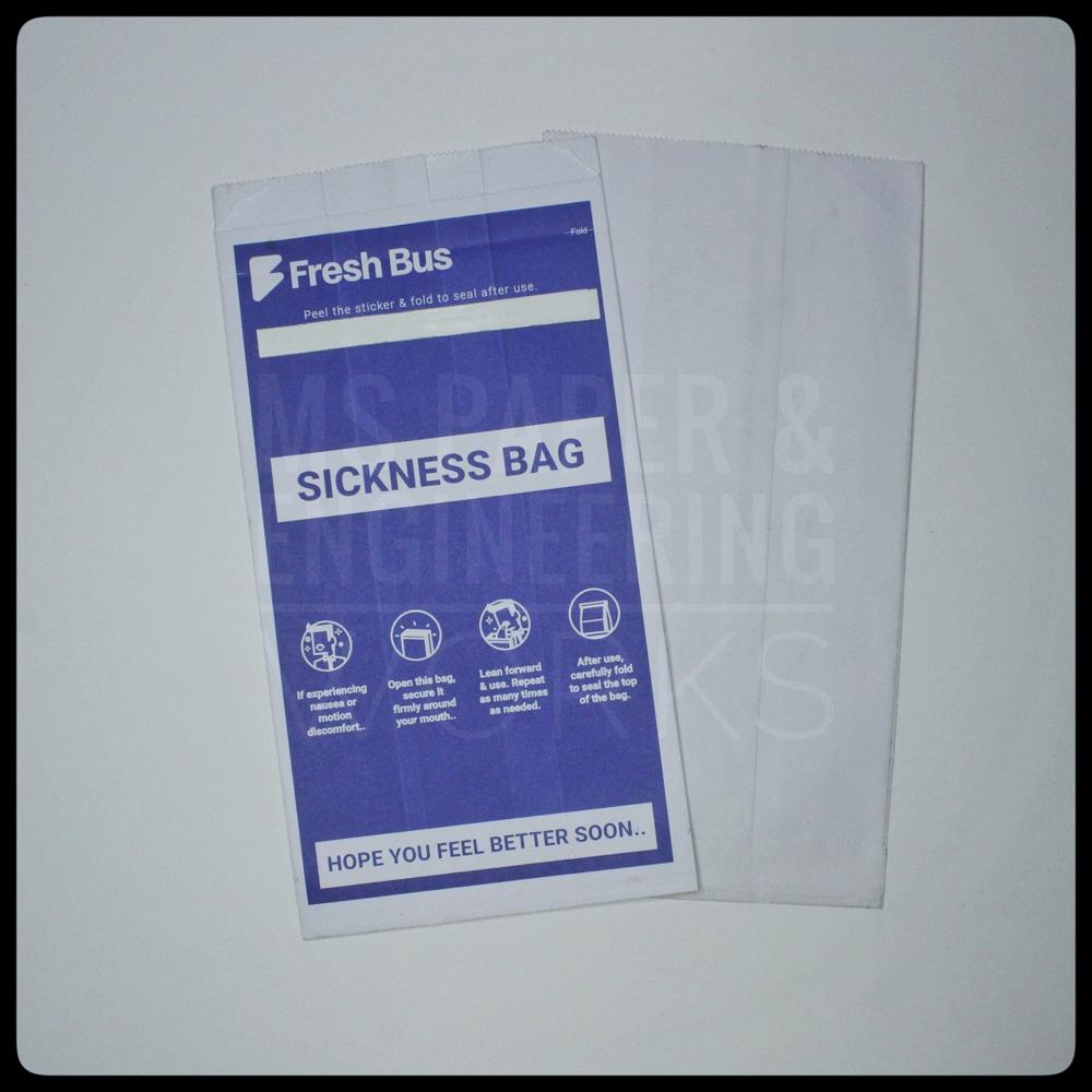 Air Sickness Paper Pouch