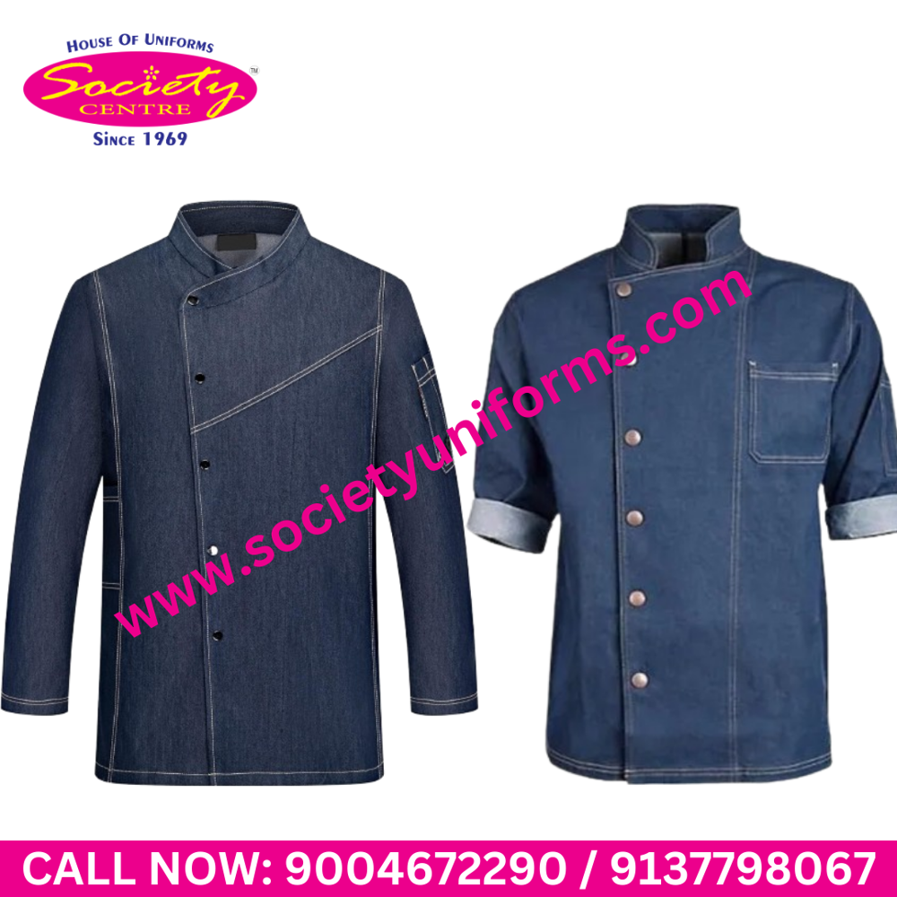 Executive Denim Chef Coat
