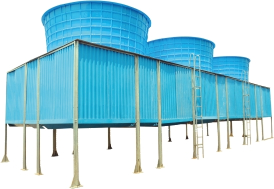 Square Induced Draft Cooling Tower - Application: Construction