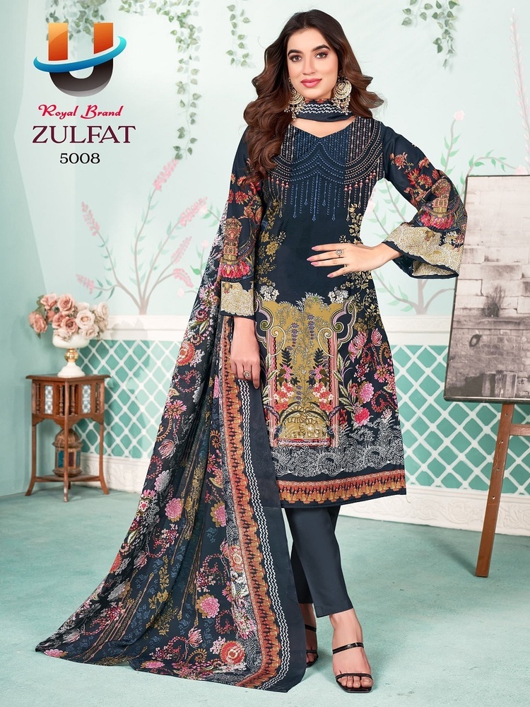 Royal Zulfat Vol-5  Dress Material