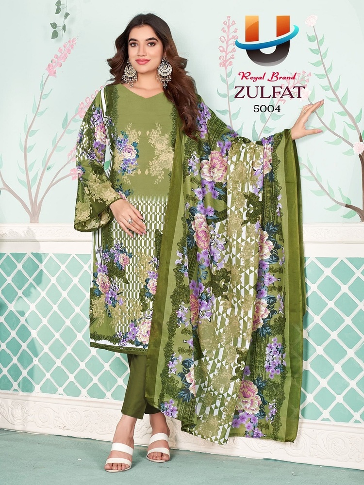 Royal Zulfat Vol-5  Dress Material