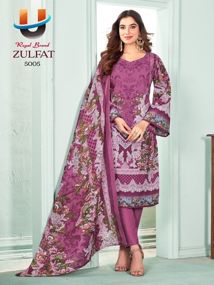 Royal Zulfat Vol-5  Dress Material