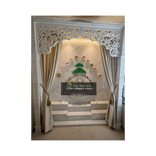 Jain Temple Construction / Jain Mandir Construction - Color: White