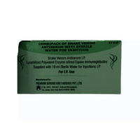 Combipack Of Snake Antiserum With Sterile Water For Injection - Physical Form: Liquid