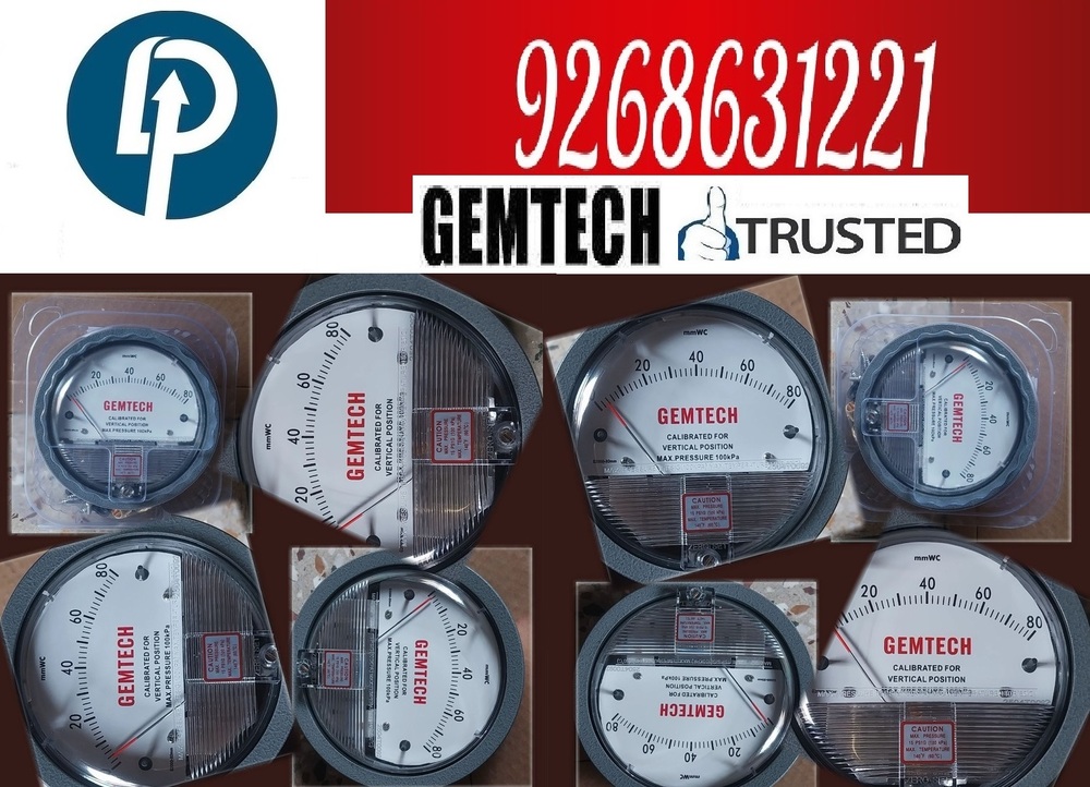 Wholesaler GEMTECH I DIFFERENTIAL PRESSURE GAUGE FROM Kangra Himachal Pradesh
