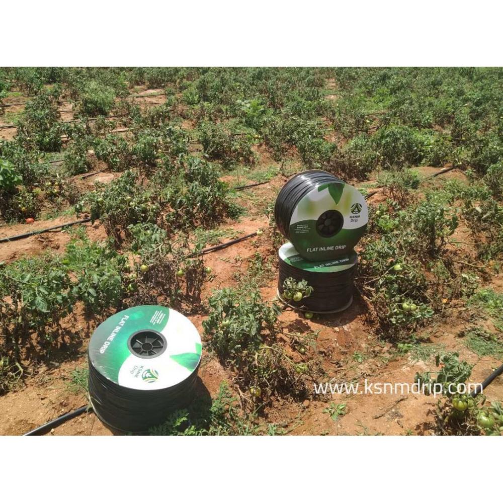 Flat Inline Drip Lateral Pipe/ 180-16-4-40 / 1000 Meter - Application: Irrigation