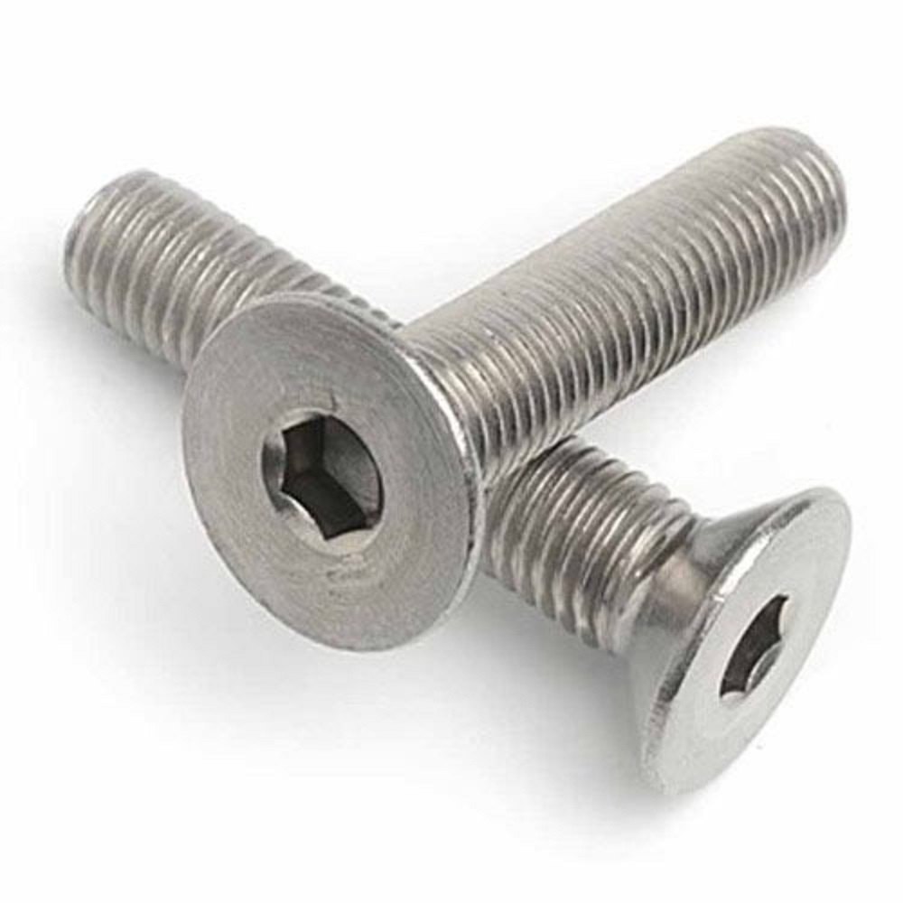 Allen Head Csk Machine Screw - Color: Black/white