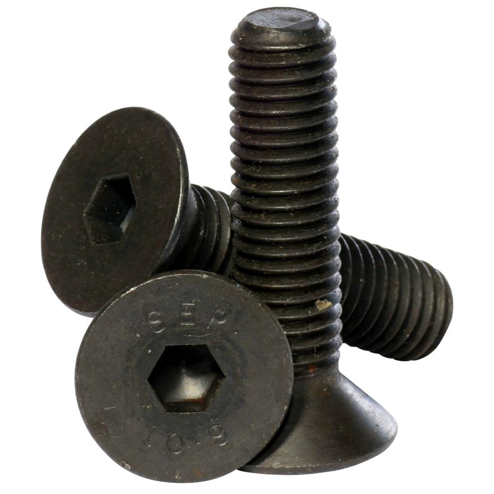 Allen Head Csk Machine Screw - Color: Black/white