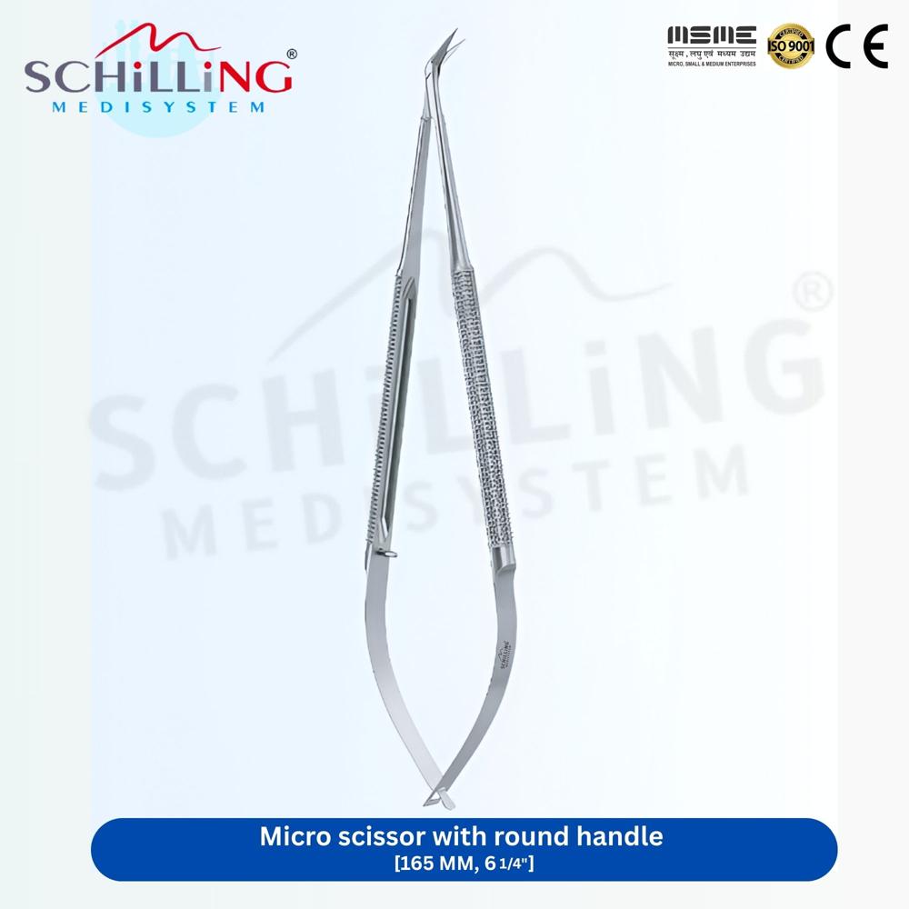 Schilling Micro Scissor With Round Handle - Application: Hospital