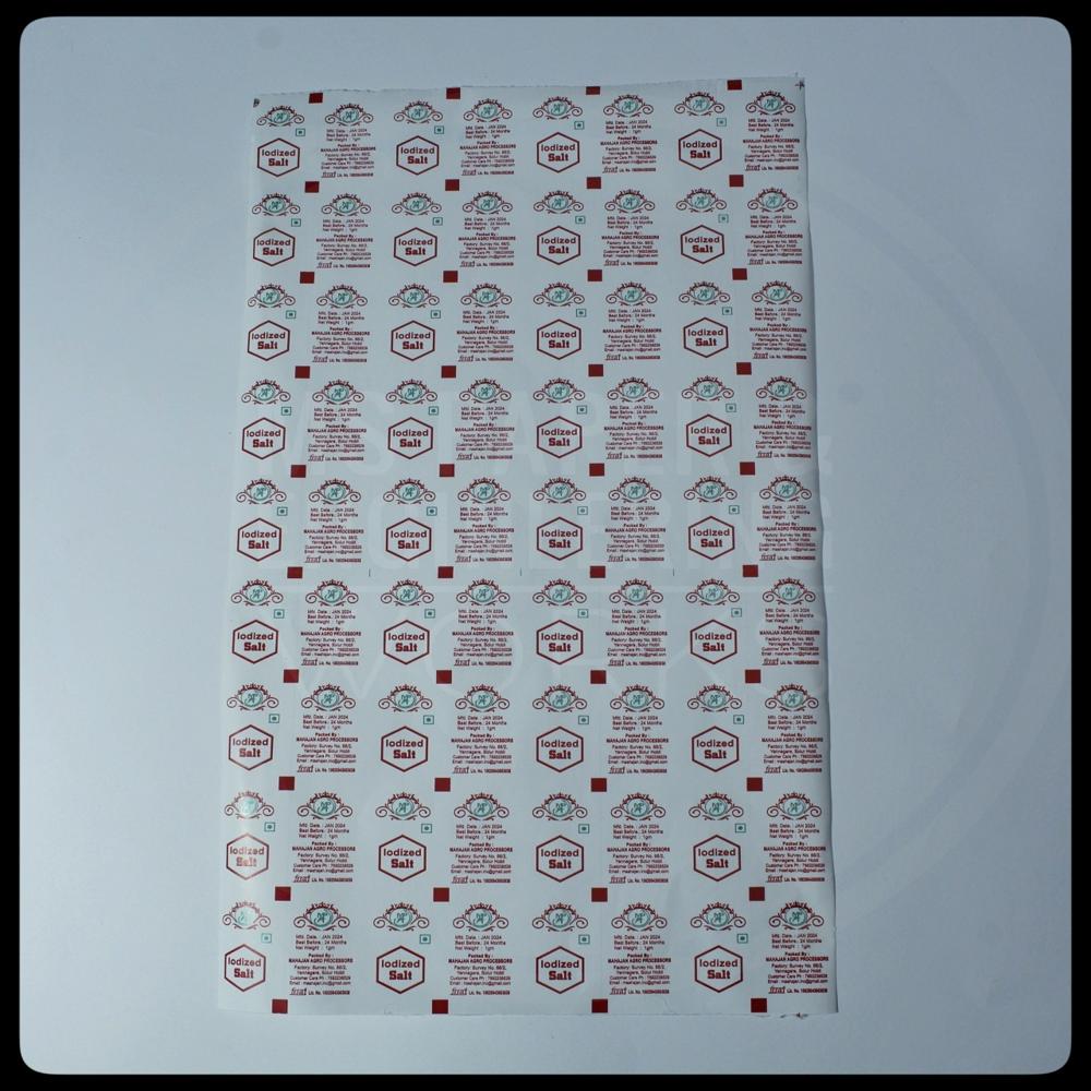 Paper Sachets Rolls - Color: Multicolor