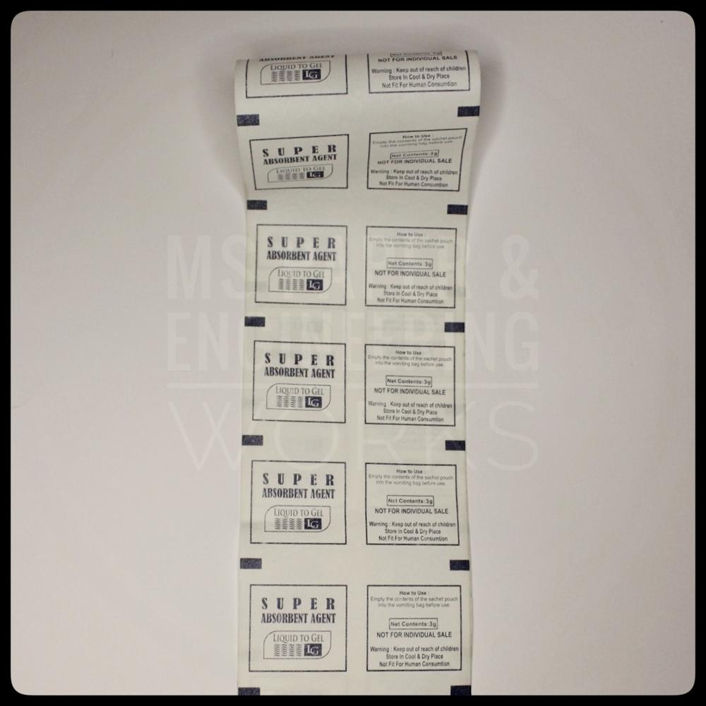 Paper Sachets Rolls - Color: Multicolor