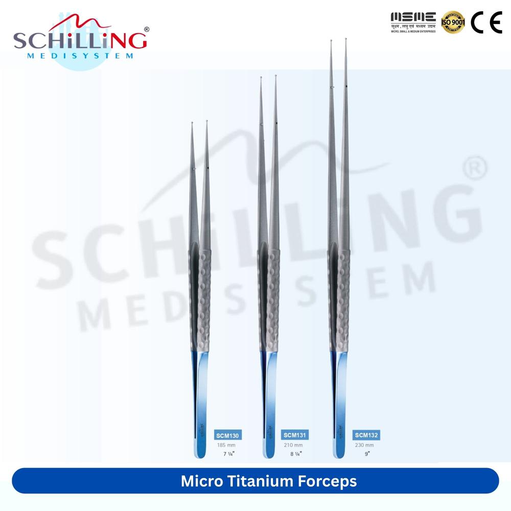 Schilling Micro Titanium Forceps - Application: Hospital