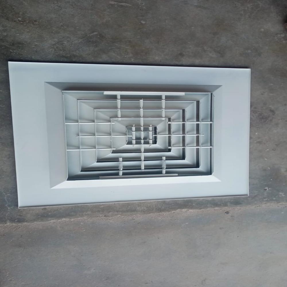 300 Mm Aluminium Square Ceiling Diffusers - Color: As Per Demand