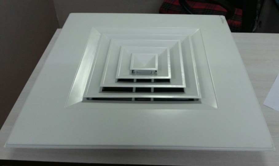 300 Mm Aluminium Square Ceiling Diffusers - Color: As Per Demand