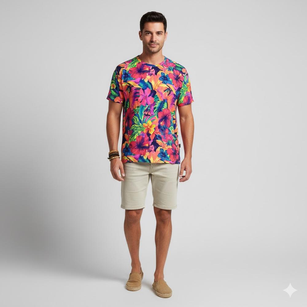 floral print fabric, Tropical Jungle Print Fabric