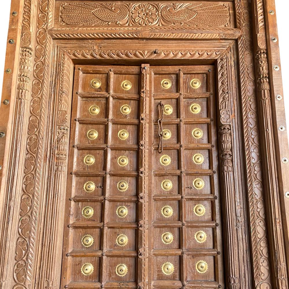 antique wooden door
