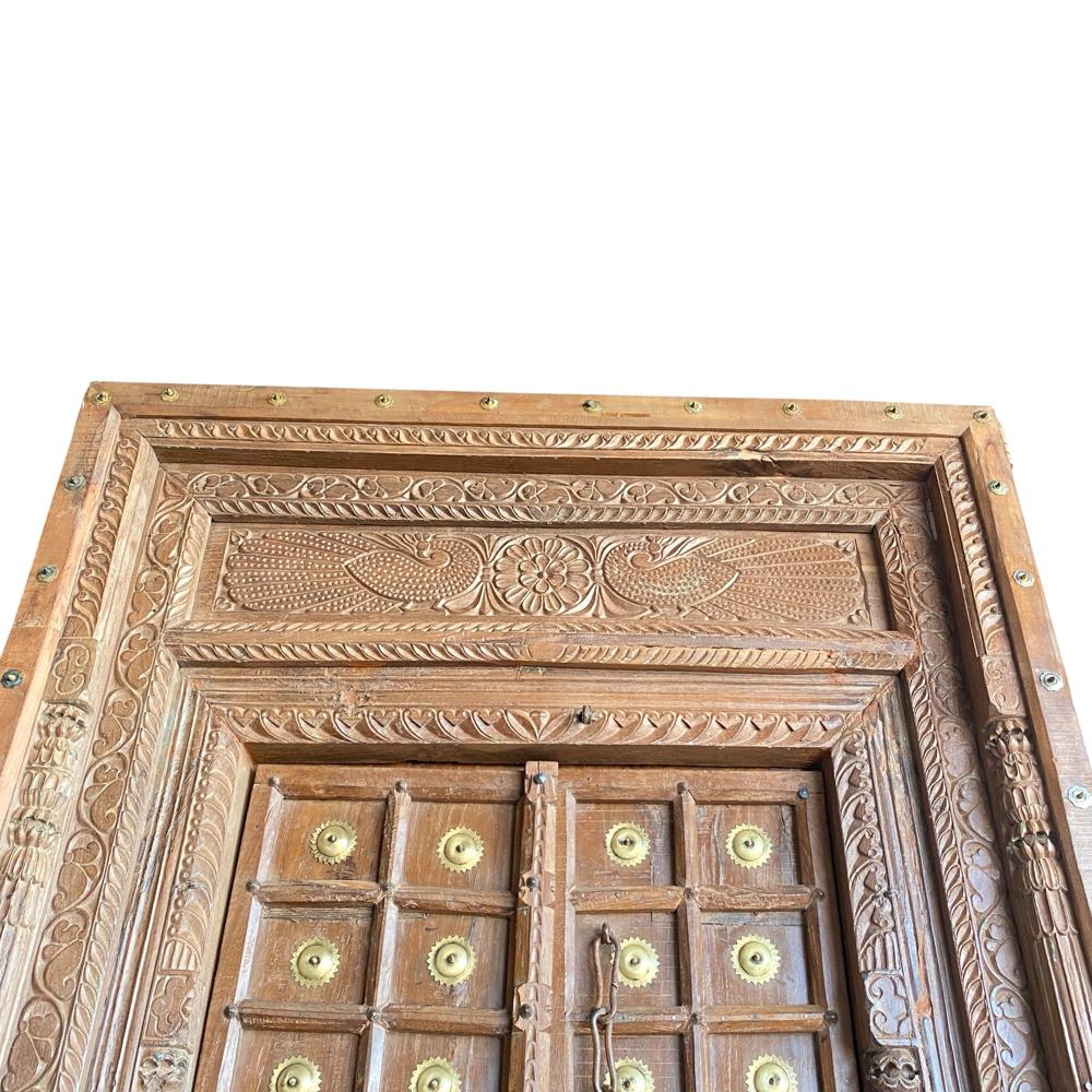 antique wooden door