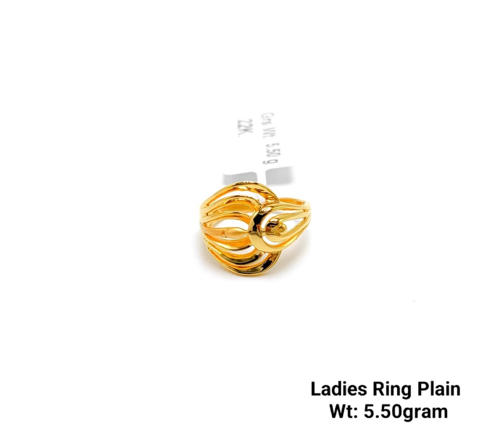 92 Gold Ladies Ring Plain