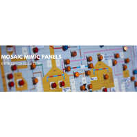 Mosaic Mimic Panel - Color: White
