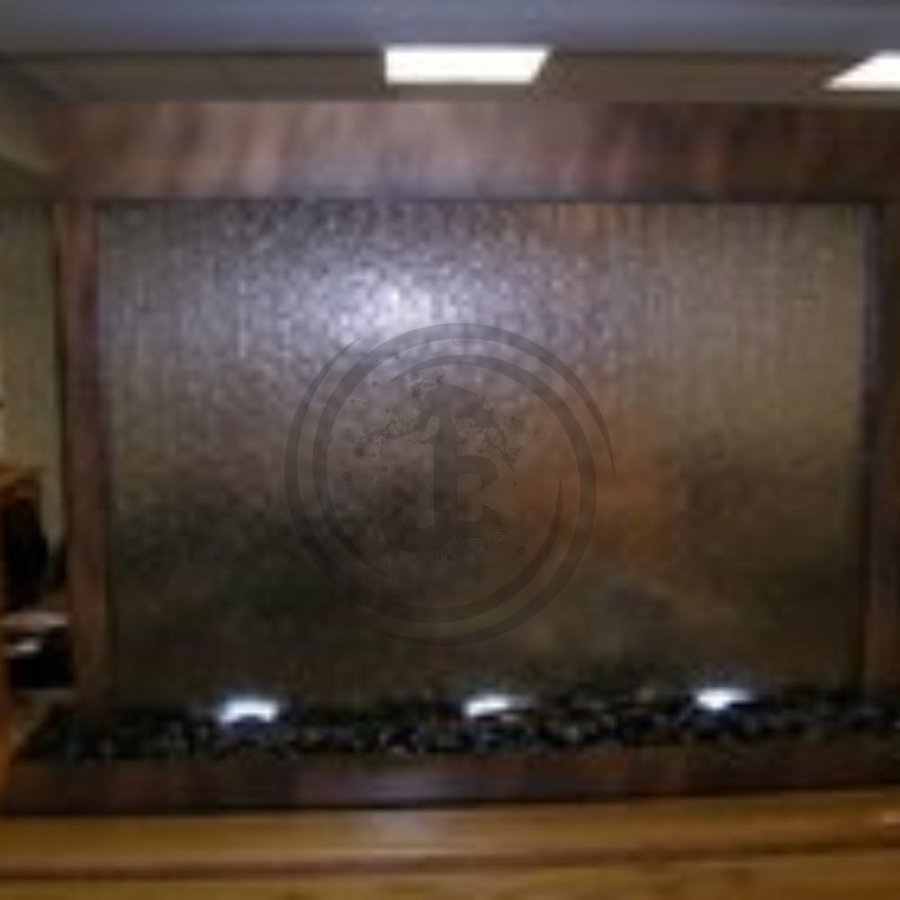 Glass Wall Fountain Indoor 8x10Ft