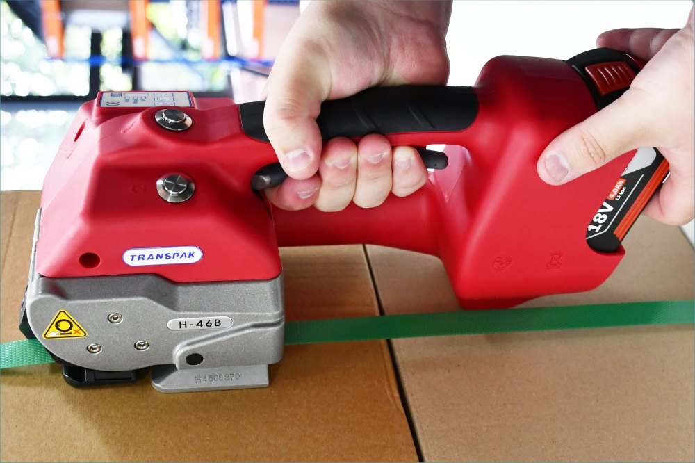 BATTERY OPERATED STRAPPING TOOL PET/PP STRAP