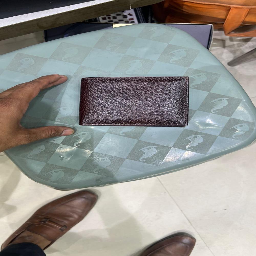 Leather Wallet - Color: Brown
