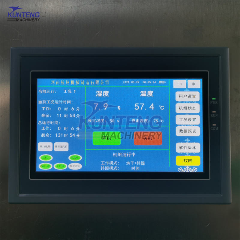 Heat Pump Dryer Moringa Leaves Drying Machine Industry Tray Dryer