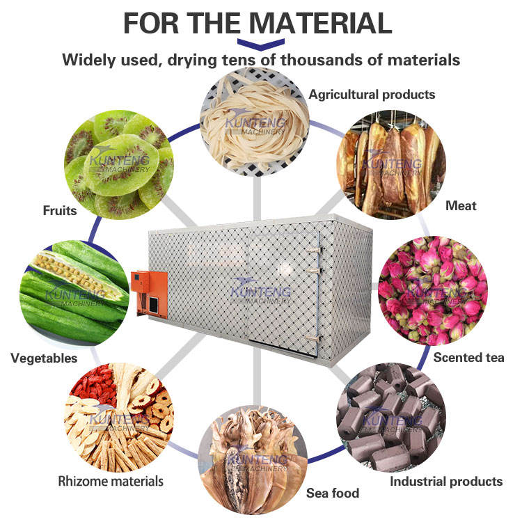 Heat Pump Dryer Moringa Leaves Drying Machine Industry Tray Dryer