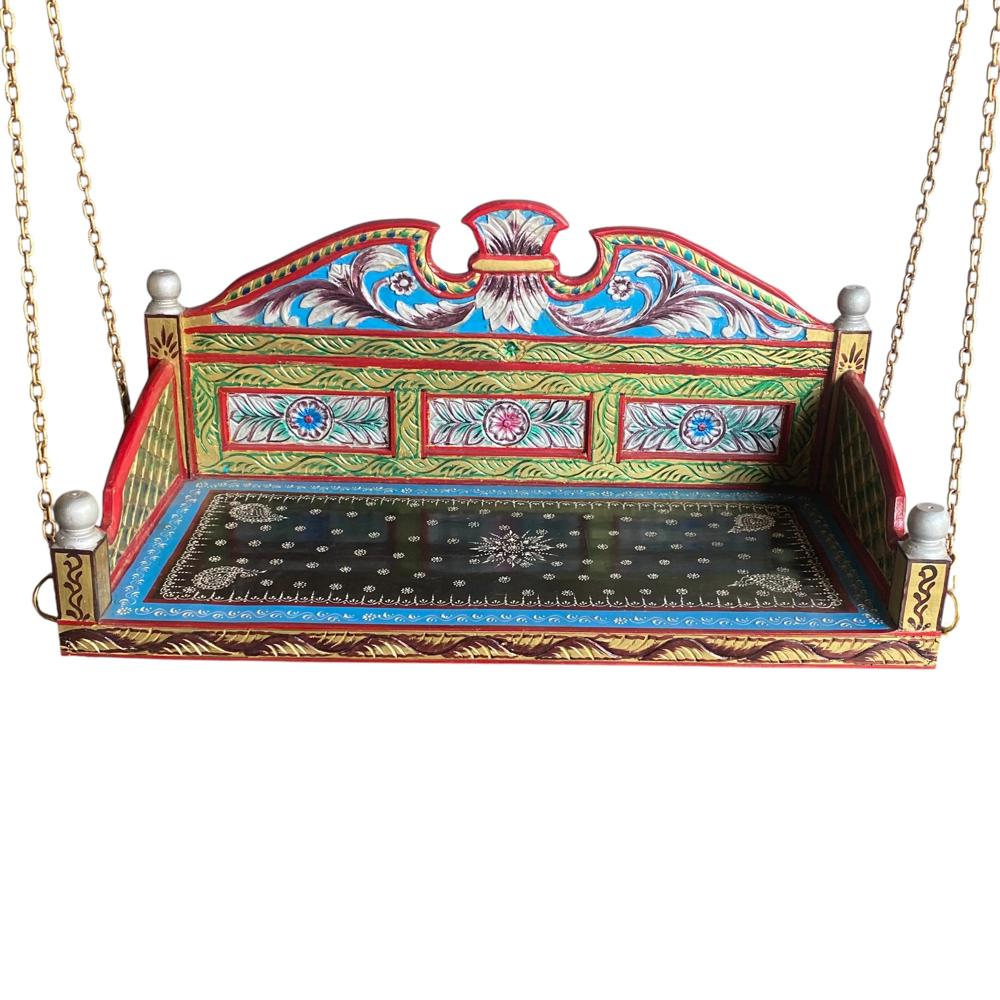 Vintage Wooden Swing - Brand Name: Himalayan Art