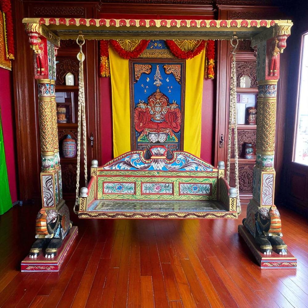 VINTAGE WOODEN SWING