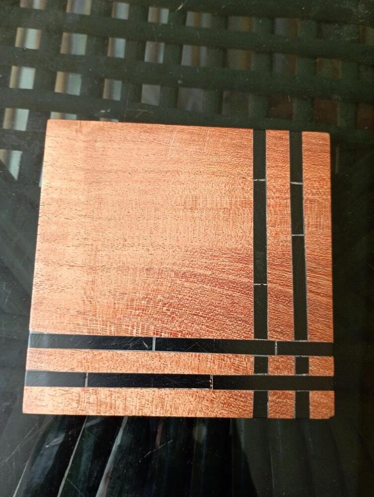 Acacia Coasters - Color: Multicolor