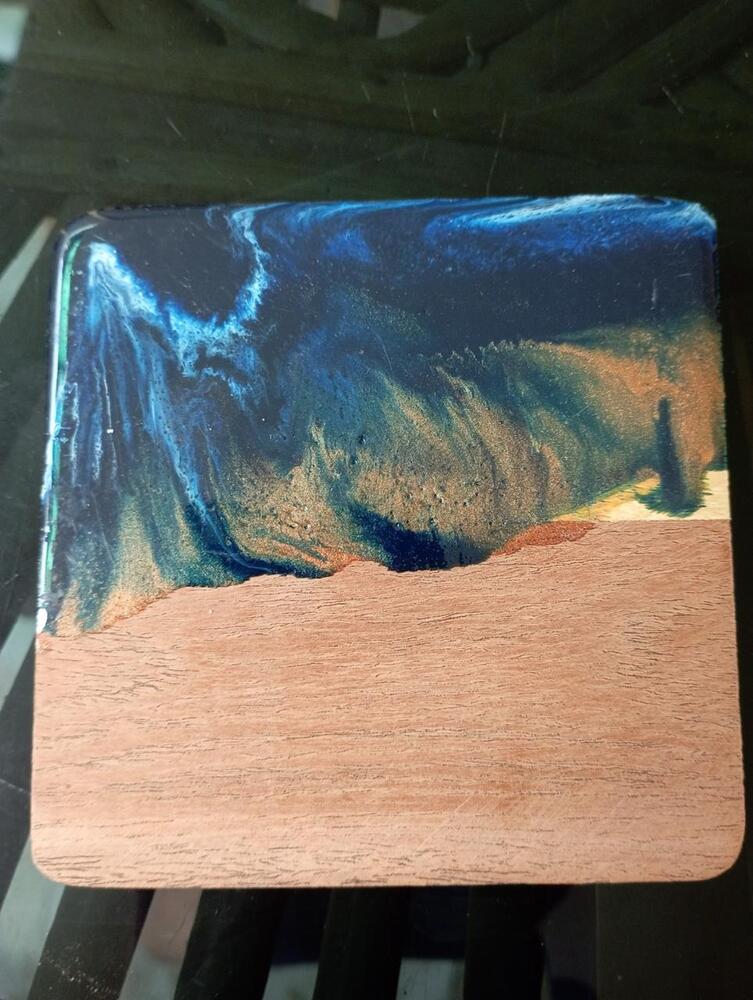 Apoxy Wooden Coasters