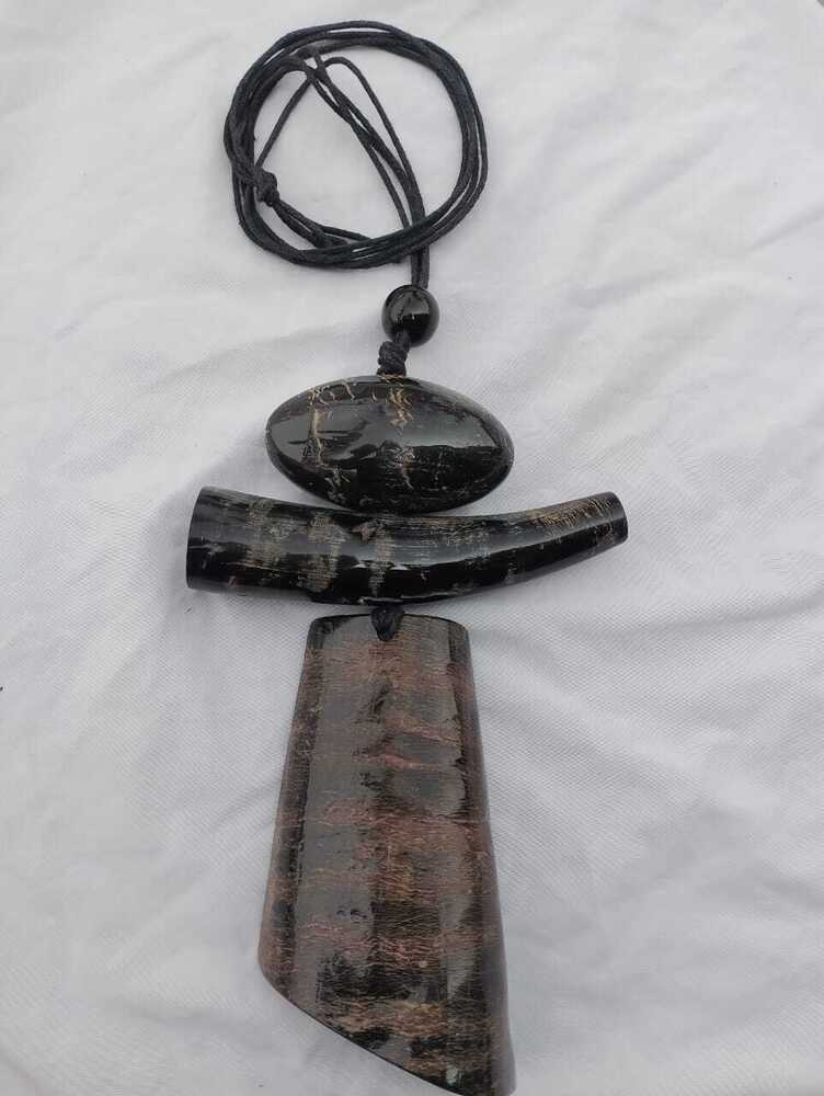 Horn Necklaces - Color: Brown