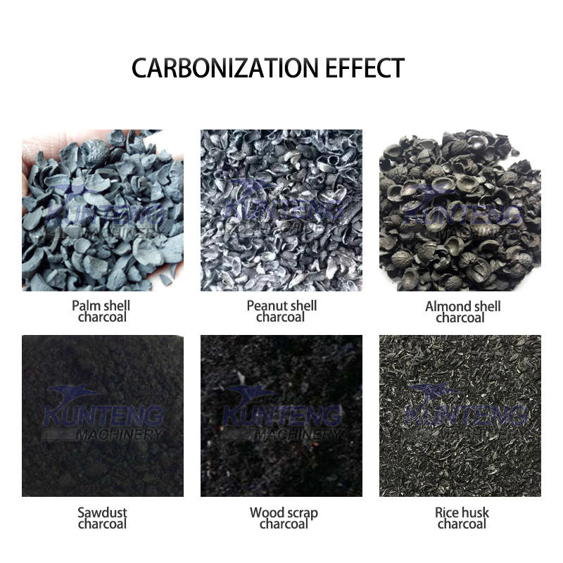 Complete Chacoal Briquette Production Line Bbq Charcoal Making Machine Carbonization Stove Charcoal Briquette Machine - Briquette Size: Customized