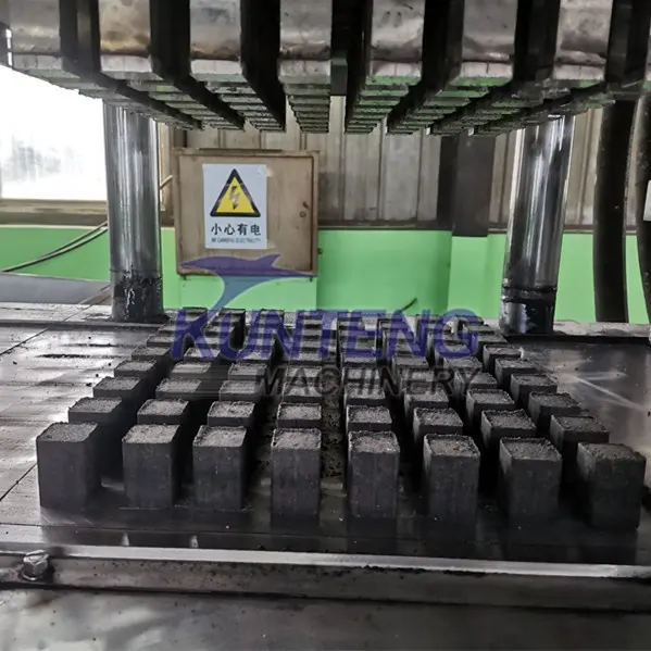 Complete Chacoal Briquette Production Line Bbq Charcoal Making Machine Carbonization Stove Charcoal Briquette Machine - Briquette Size: Customized