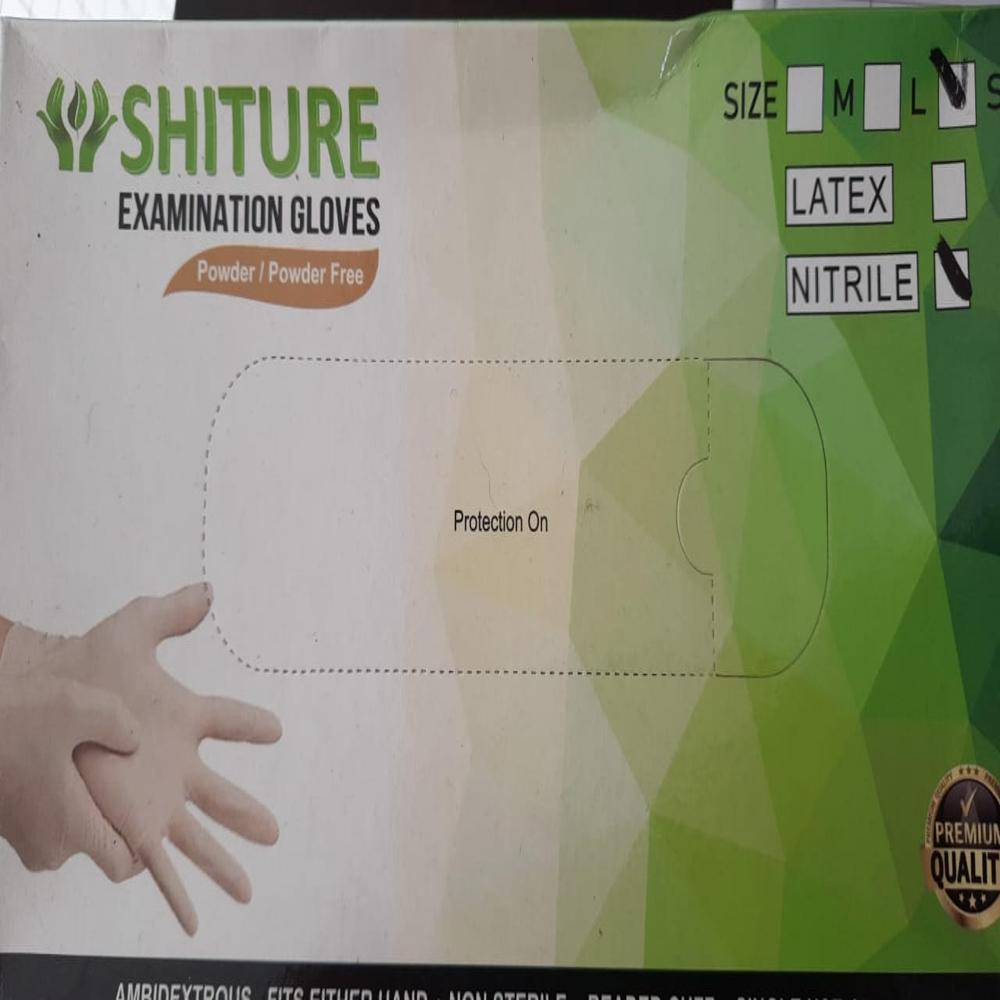 Gloves Nitrile Large - Color Code: Blue