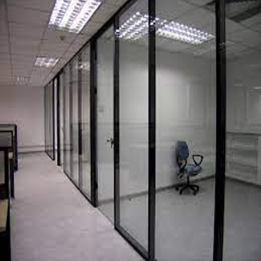 Office Aluminium Partition - Color: As Per Requirement