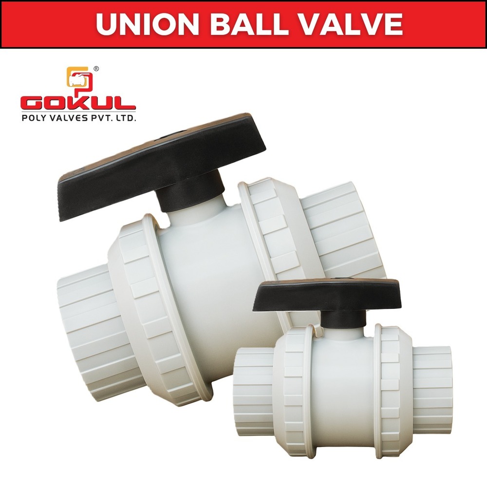 Gokul Pvc Solid Ball Valve Black