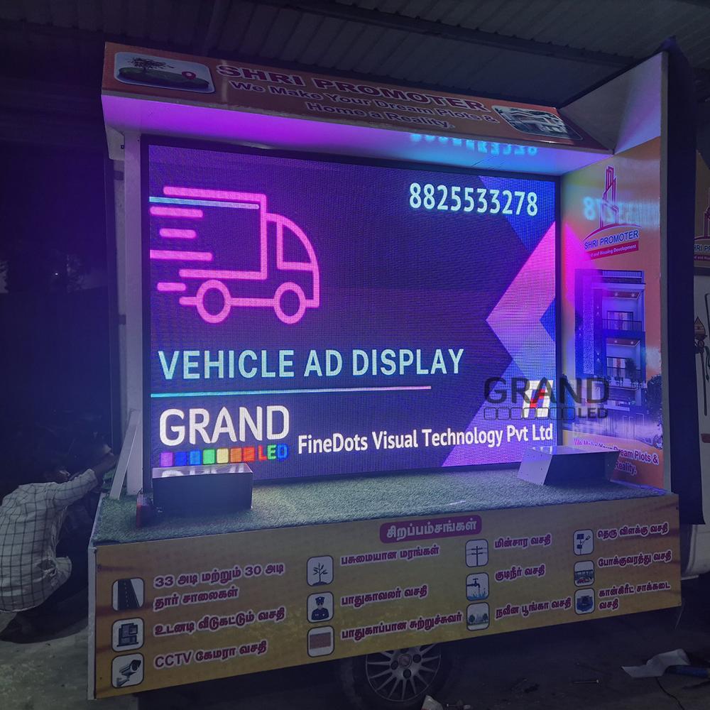 Vehicle Advertising Led Display - Contrast Ratio: 5000:1