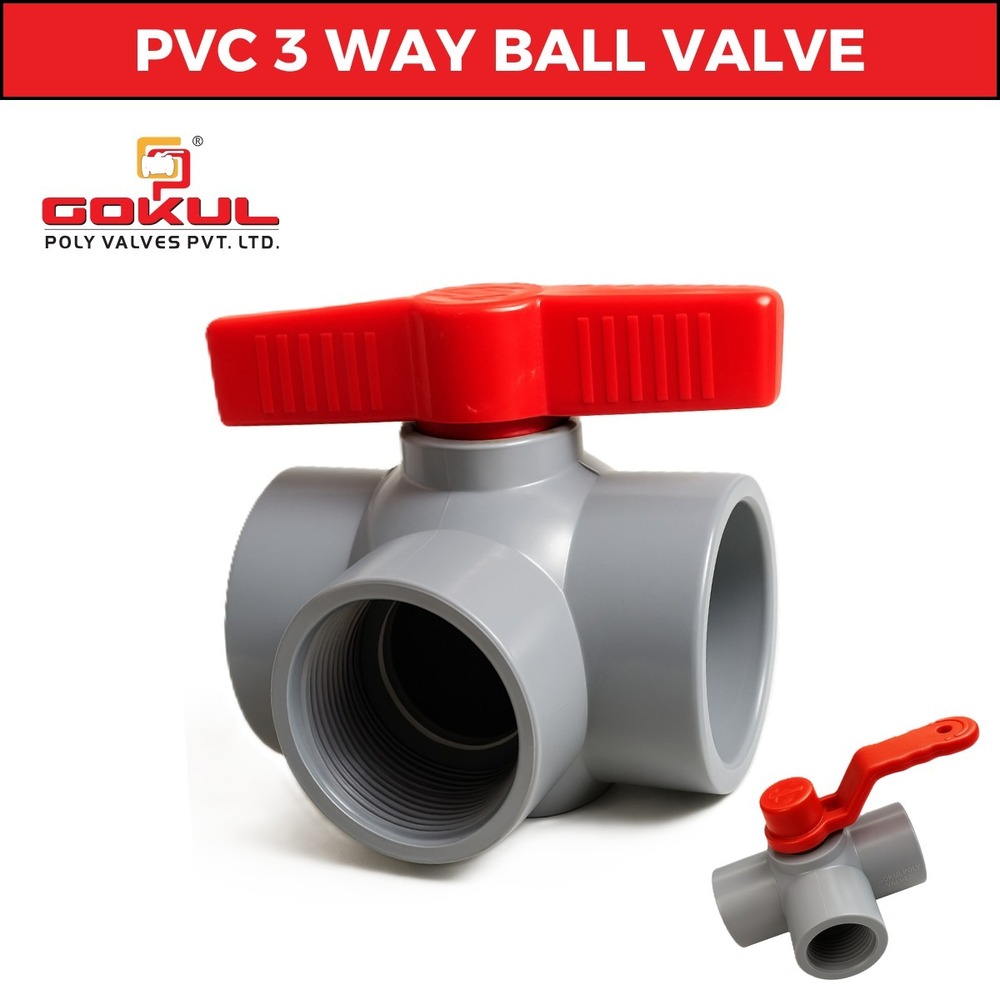 Pvc Solid Ball Valve Plain