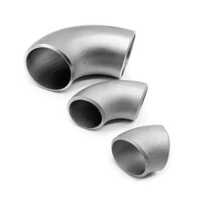 Inconel Elbow - Color: Silver