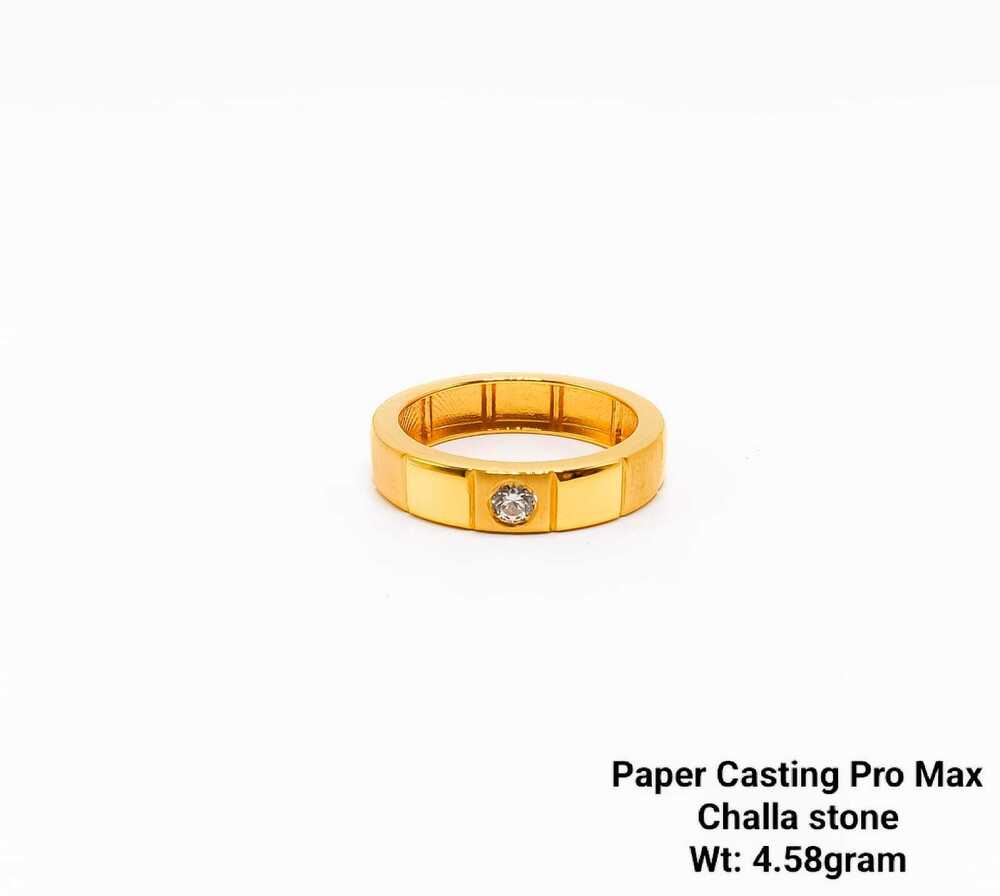 92% New Design Gold Paper Casting Pro Max Challa Ring