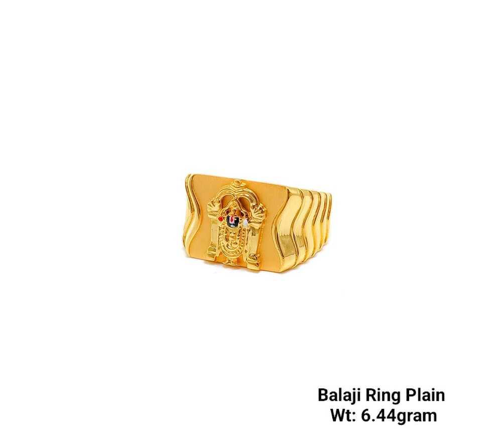 92% Gold Balaji Plain Ring