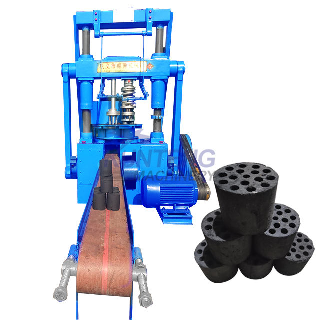 High Pressure Biochar Honeycomb Briquette Machine Barbecue Charcoal Rod Making Machine - Briquette Size: Customized