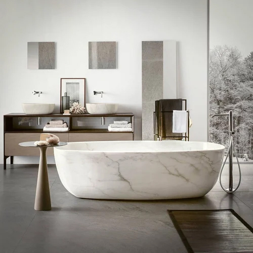 Imported Italian Marble Bathtub
