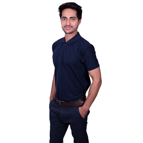 BlackMen's Polo T-Shirt