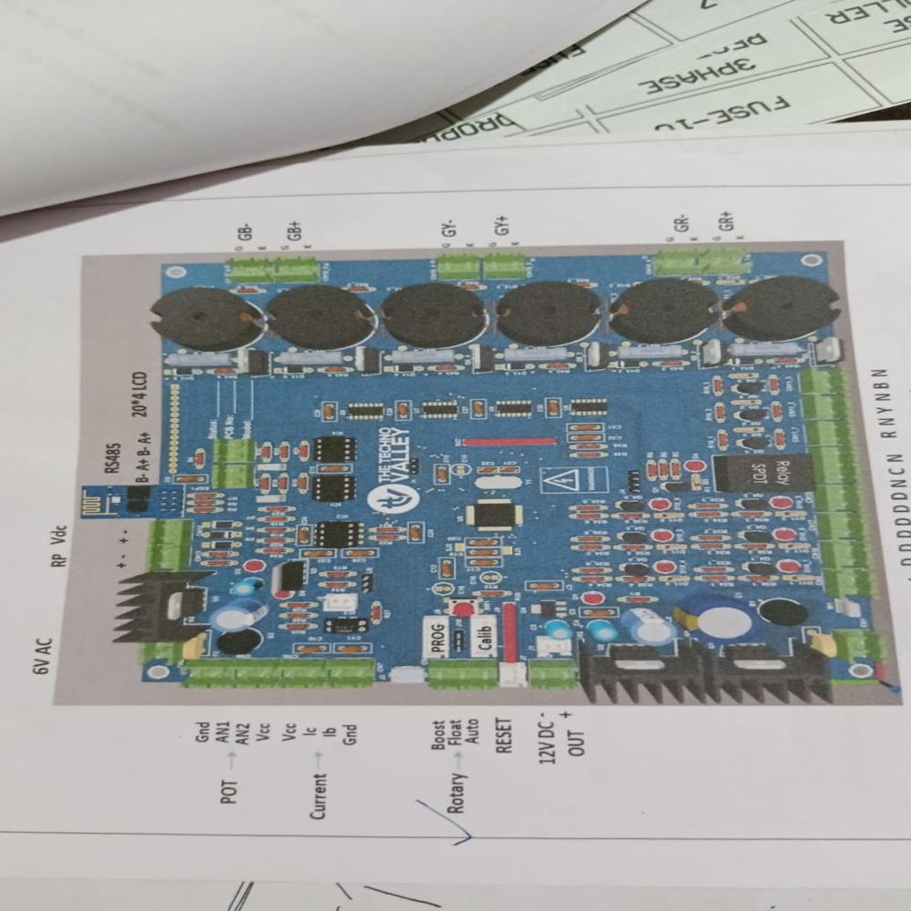 Thyristor Power Controlled Battery Charger