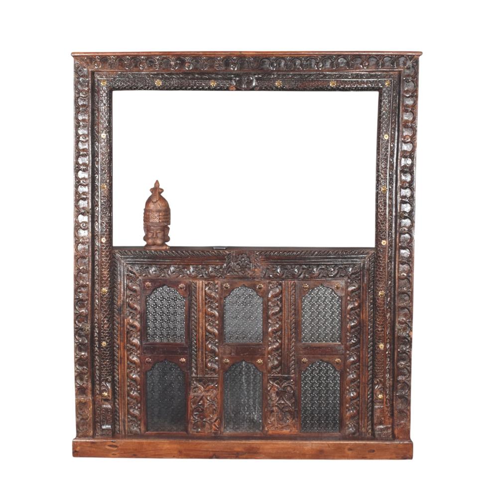 Antique Wooden Reseption Counter - Artwork: Crafted