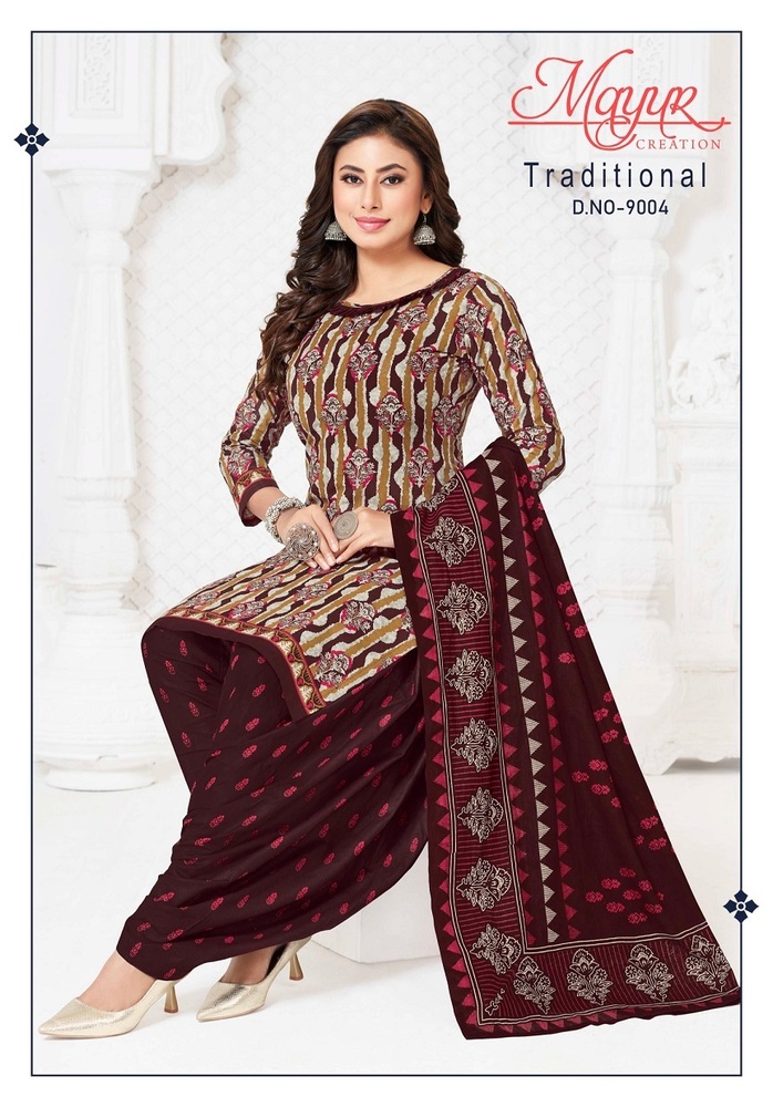 Mayur Traditional Vol-9  Dress Material