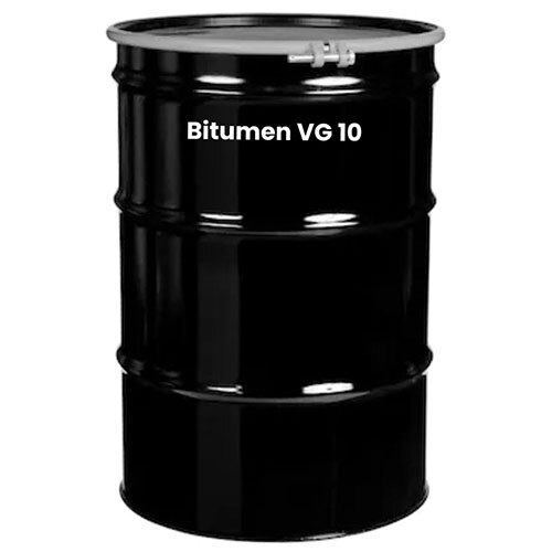 Grade Vg 10 - Pg 80-100 Bitumen - Color: Black